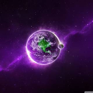 4k purple space wallpaper