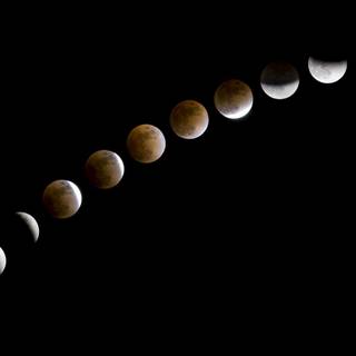 Moon collage wallpaper