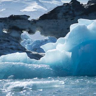 Glacier 4k wallpaper