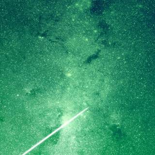 Green galaxy 4k wallpaper