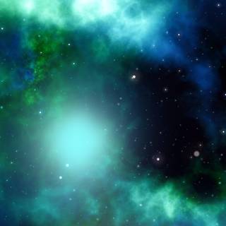 Green galaxy 4k wallpaper