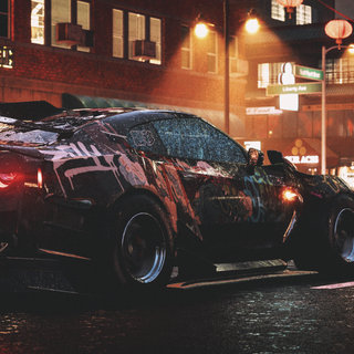 Car 4k night wallpaper