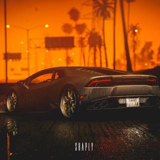 Car 4k night wallpaper