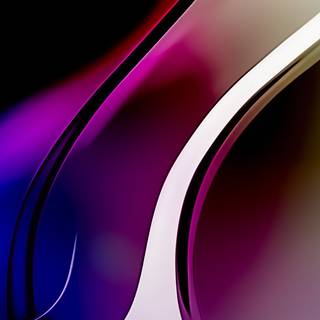 Curved mobile wallpaper