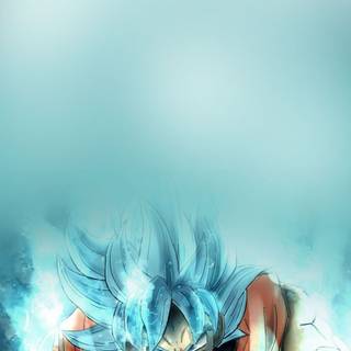Blue anime 4k iPhone wallpaper