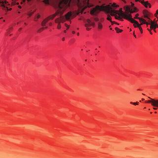 Red anime iPhone wallpaper