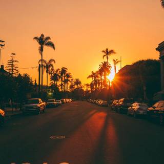 Los Angeles street wallpaper