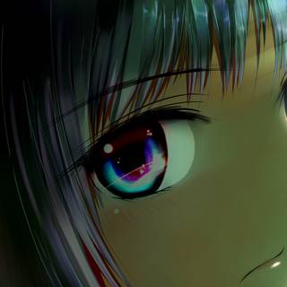 4k anime eyes wallpaper