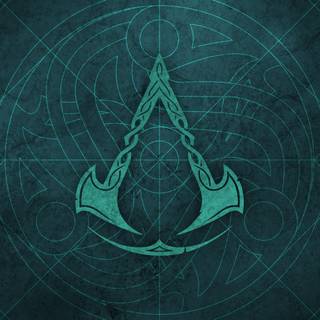 Assassin's Creed logo 4k wallpaper