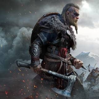 Assassin's Creed logo 4k wallpaper