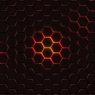 4k hexagon wallpaper