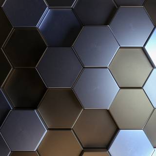 4k hexagon wallpaper