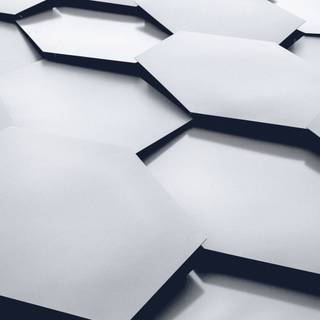 4k hexagon wallpaper