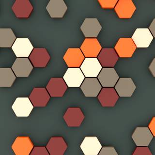 4k hexagon wallpaper