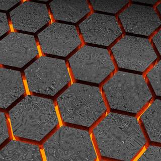 4k hexagon wallpaper