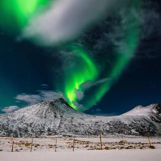 Northern light 4k wallpaper