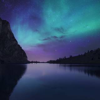 Northern light 4k wallpaper