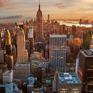 City phone 4k wallpaper