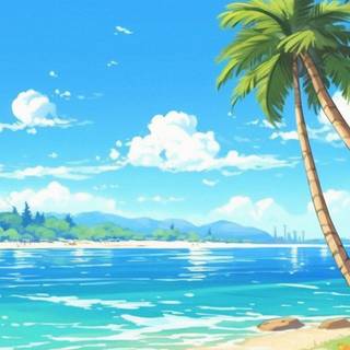 Summer season beach wallpaper