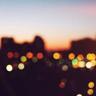 City sunset 4k wallpaper