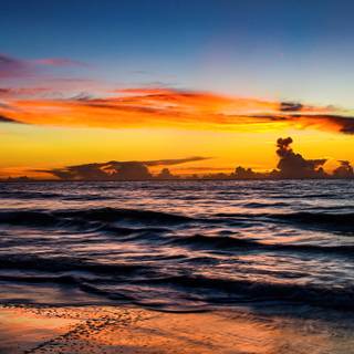 City sunset 4k wallpaper