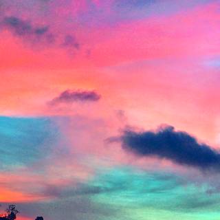 4k pink sky wallpaper