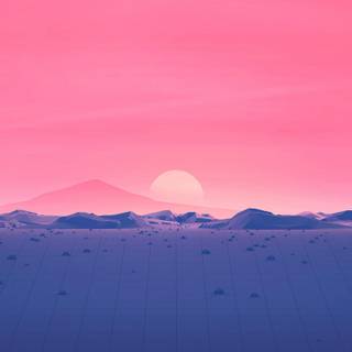 4k pink sky wallpaper