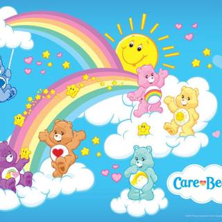 Kawaii Care Bears wallpaper