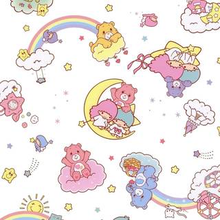Kawaii Care Bears wallpaper