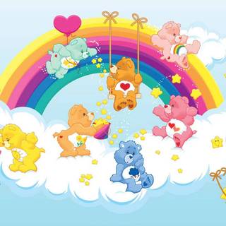 Kawaii Care Bears wallpaper