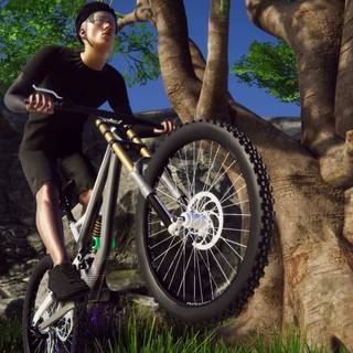 Dirt Bicycle Rider Simulator wallpaper