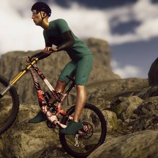 Dirt Bicycle Rider Simulator wallpaper