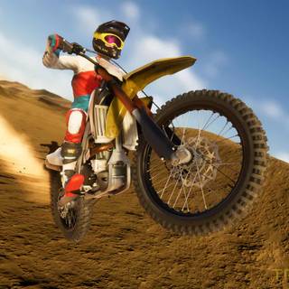 Dirt Bicycle Rider Simulator wallpaper