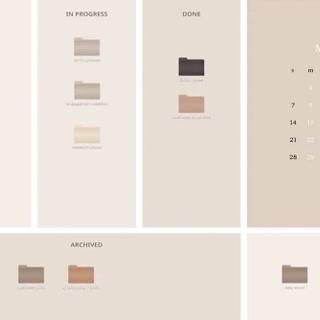 Organised desktop wallpaper