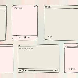 Organised desktop wallpaper