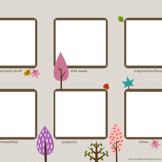 Organised desktop wallpaper