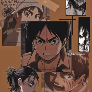 Eren sad wallpaper