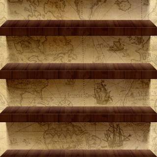 Android shelf wallpaper