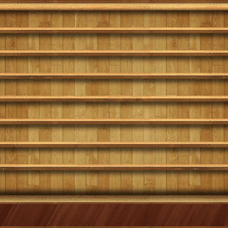 3D desktop shelf wallpaper