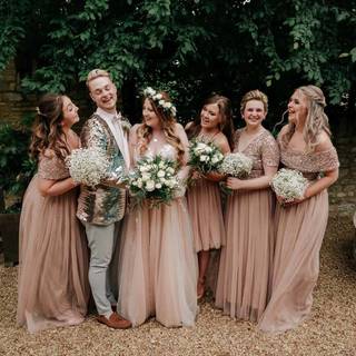 Beige wedding wallpaper