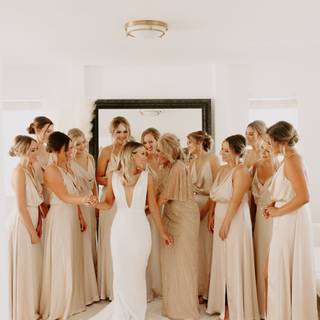 Beige wedding wallpaper