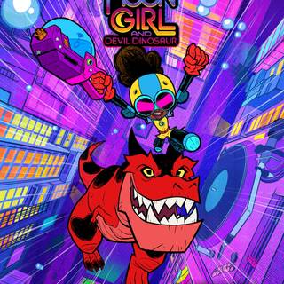 Moon Girl and Devil Dinosaur wallpaper