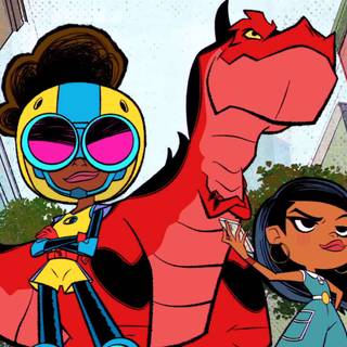 Moon Girl and Devil Dinosaur wallpaper
