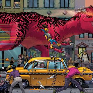 Moon Girl and Devil Dinosaur wallpaper