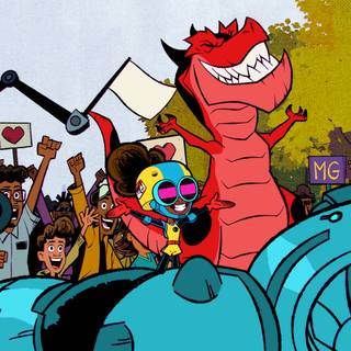 Moon Girl and Devil Dinosaur wallpaper