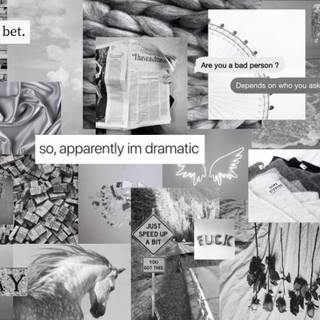 Grey aesthetic laptop wallpaper