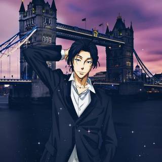 Sherlock Holmes anime wallpaper