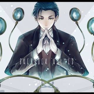 Sherlock Holmes anime wallpaper