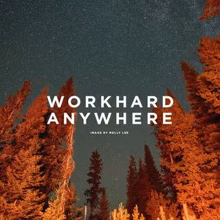 Work hard anywhere wallpaper