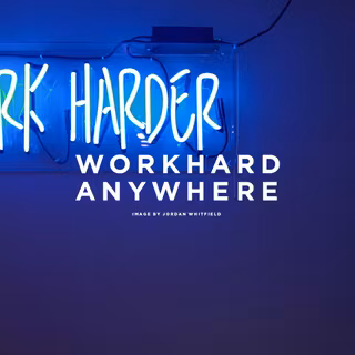 Work hard anywhere wallpaper